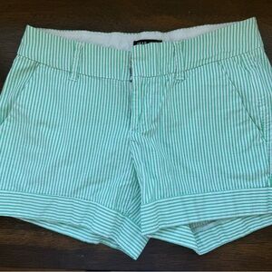 Dear John Mint Green Striped Women’s Shorts
